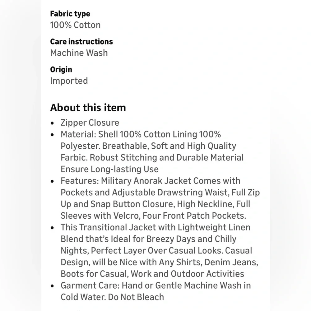 Amazon Women's Military Anorak Jacket - Picture 14 of 16